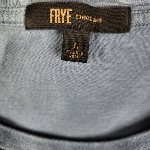 The Frye Company Mens Short Sleeve Logo Tee Size Large - Picture 4 of 5